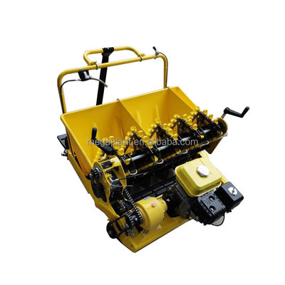 qualidade  Farm high efficiency hand planter for diesel engine garlic/gasoline engine garlic seeder machine fábrica